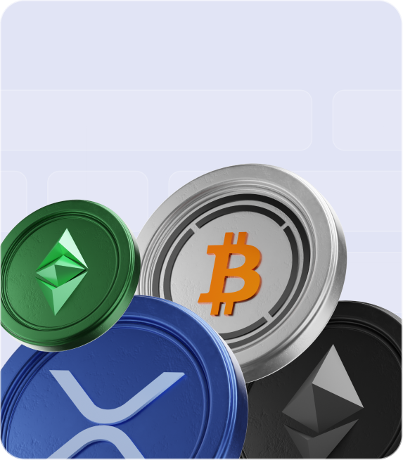 Trade crypto background